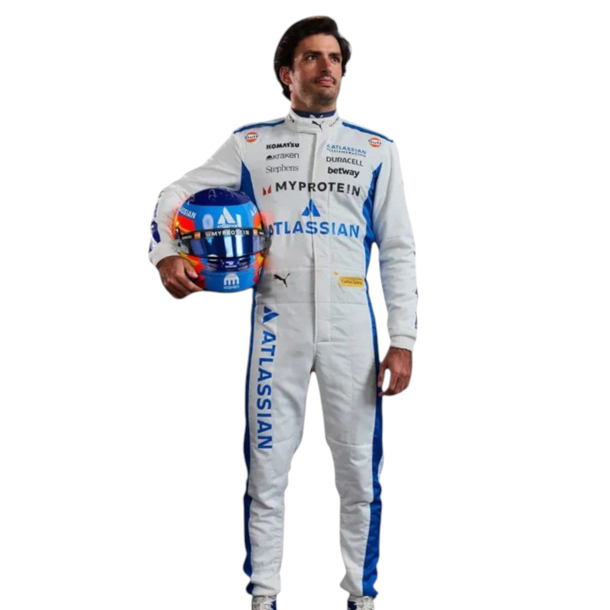Carlos Sainz 2025 Williams F1 Race Suit - Grid X Racegearss image 4