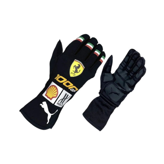 Charles Leclerc 2020 Ferrari 1000 GP F1 Racing Gloves - Grid X Racegearss image 1