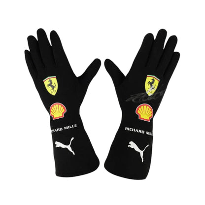 Charles Leclerc 2021 Ferrari F1 Racing Gloves - Grid X Racegearss image 1