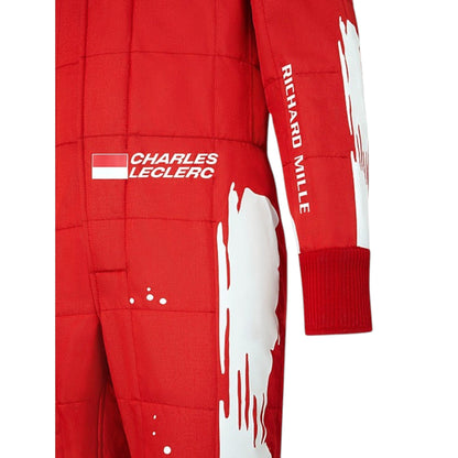 Charles Leclerc 2023 Ferrari (Las Vegas GP Special Edition) F1 Race Suit - Grid X Racegearss image 4