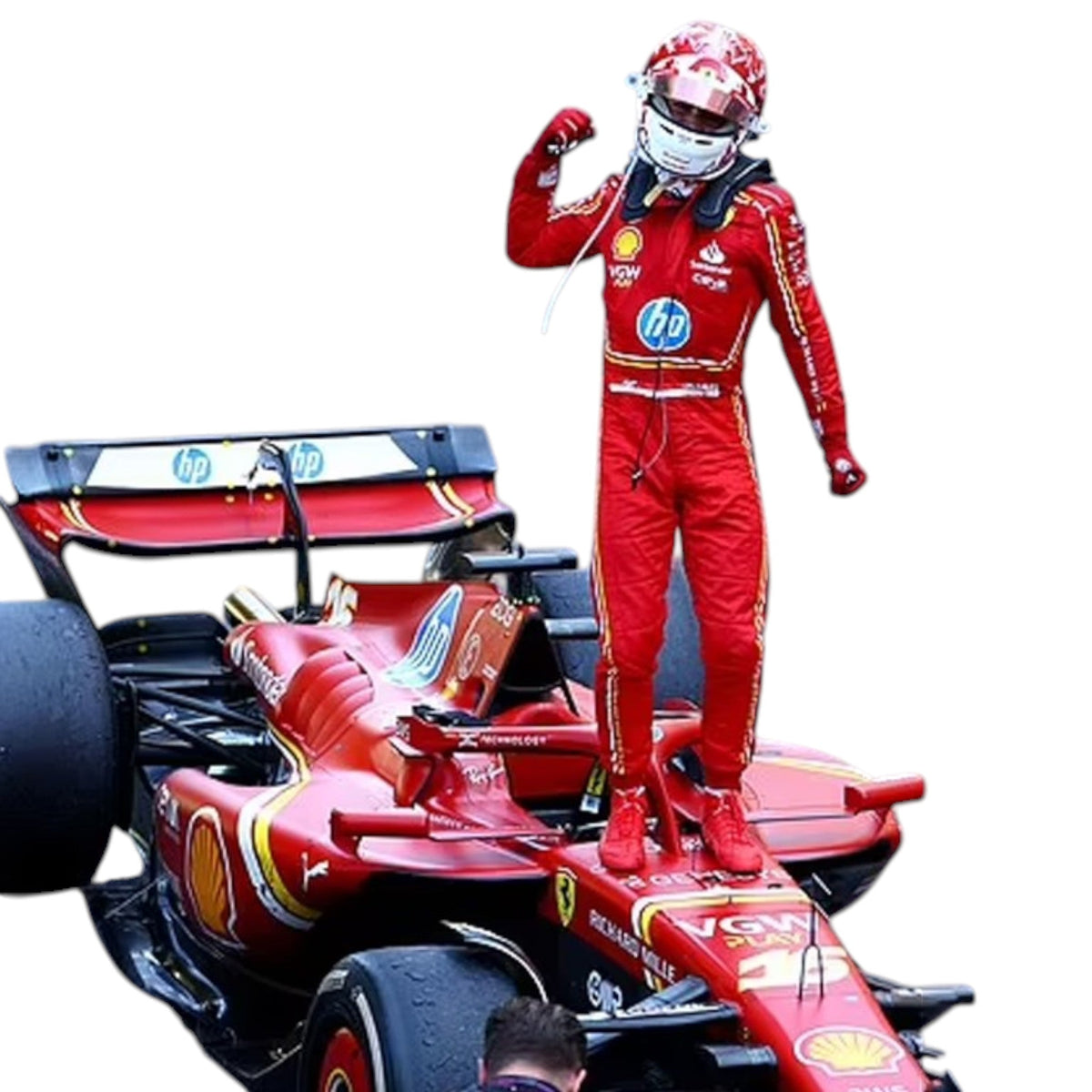Charles Leclerc 2024 Ferrari Monaco GP F1 Race Suit - Grid X Racegearss image 1