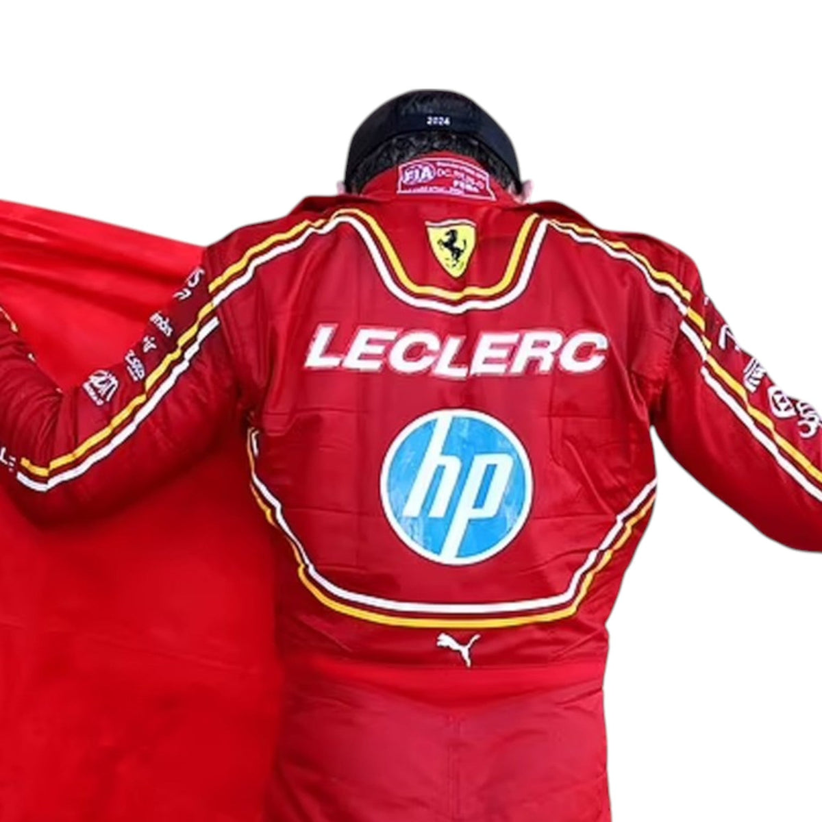 Charles Leclerc 2024 Ferrari Monaco GP F1 Race Suit - Grid X Racegearss image 7