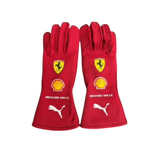 Charles Leclerc 2025 Ferrari F1 Racing Gloves - Grid X Racegearss image 1