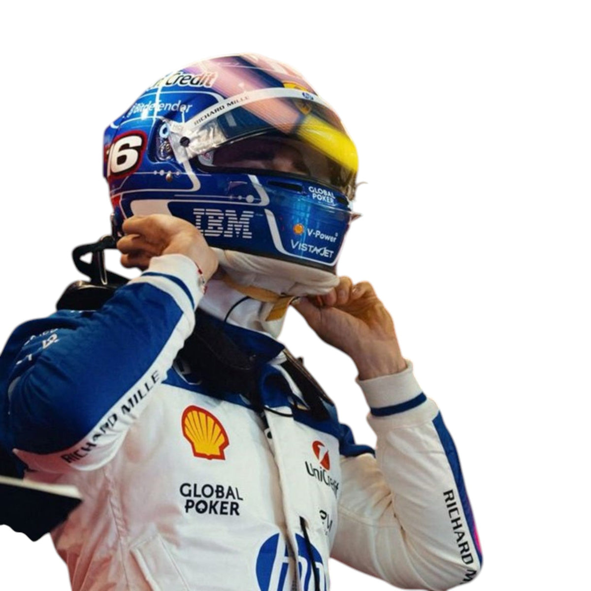 Charles Leclerc 2025 Ferrari Miami GP F1 Race Suit - Grid X Racegearss image 2