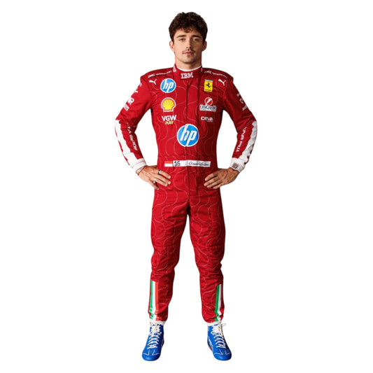 Charles Leclerc 2025 Ferrari Monza GP F1 Race Suit - Grid X Racegearss image 1