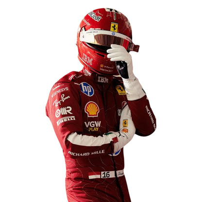 Charles Leclerc 2025 Ferrari Monza GP F1 Race Suit - Grid X Racegearss image 5