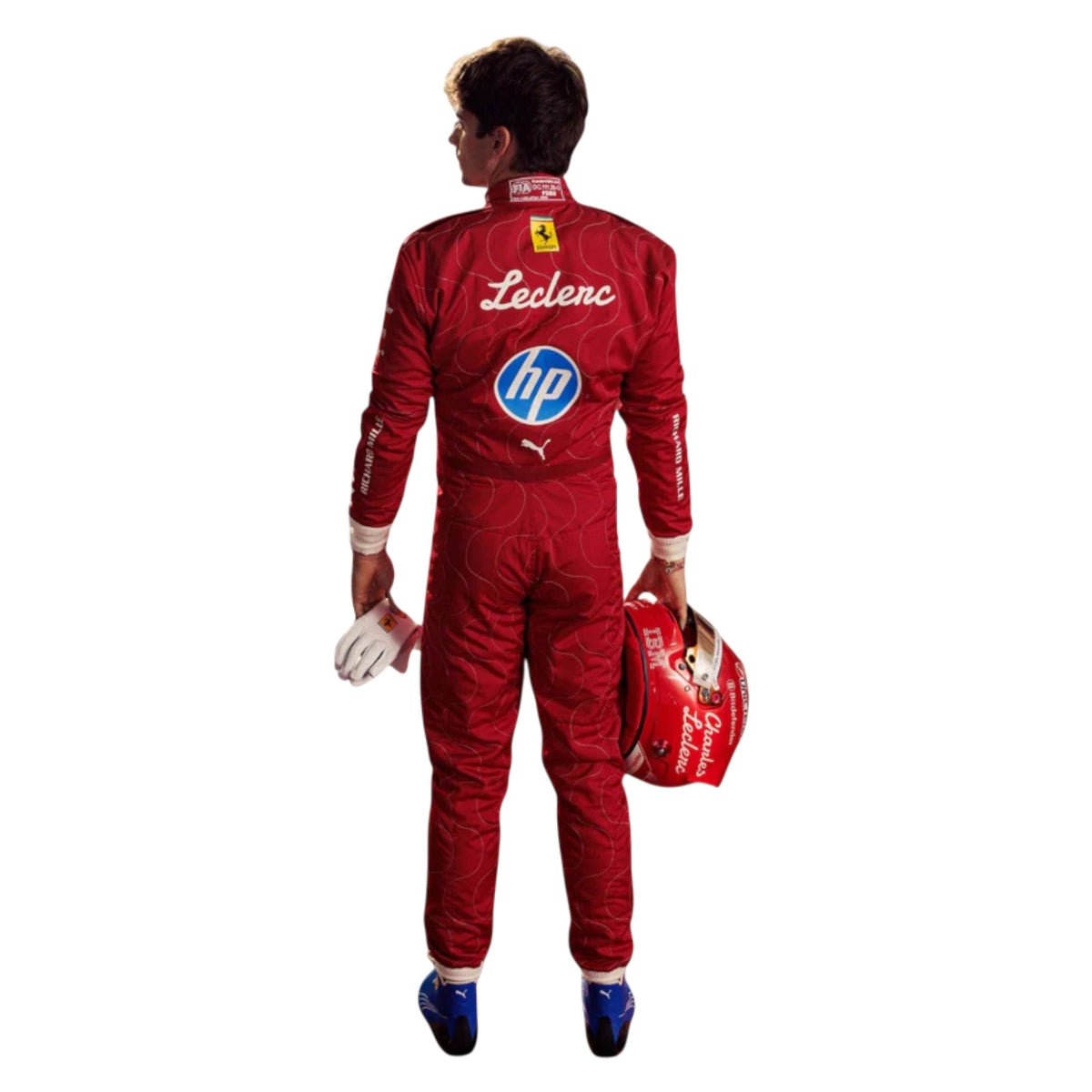 Charles Leclerc 2025 Ferrari Monza GP F1 Race Suit - Grid X Racegearss image 2