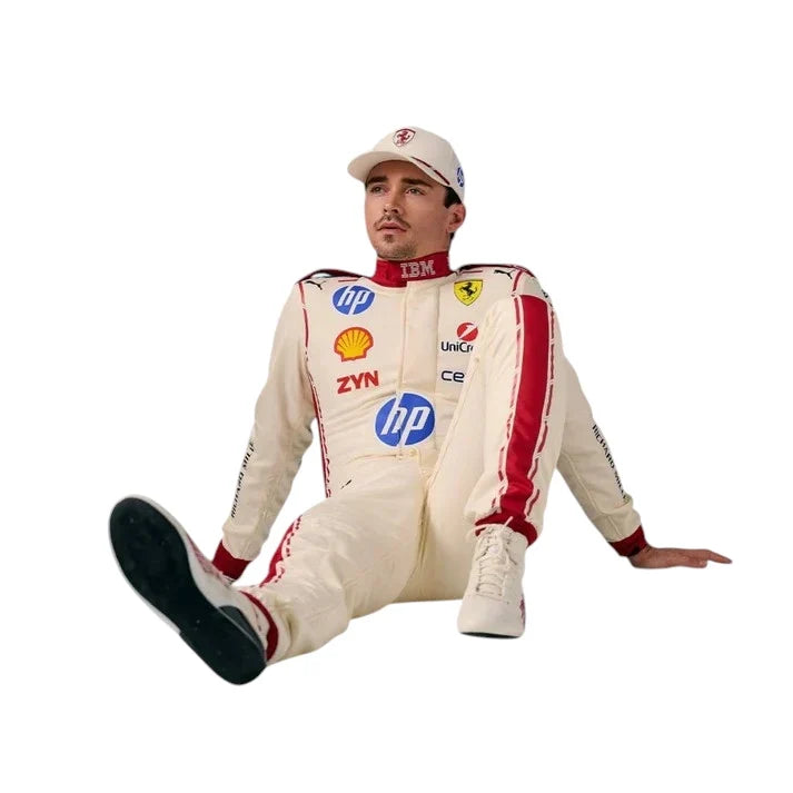 Charles Leclerc 2026 Ferrari Monaco GP F1 Race Suit - Grid X Racegearss image 7