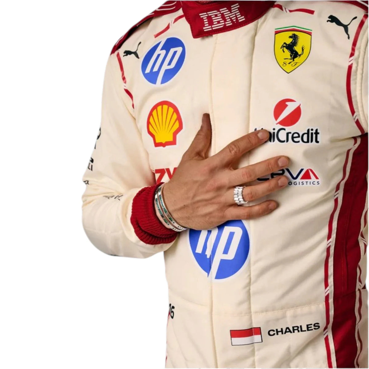 Charles Leclerc 2026 Ferrari Monaco GP F1 Race Suit - Grid X Racegearss image 9