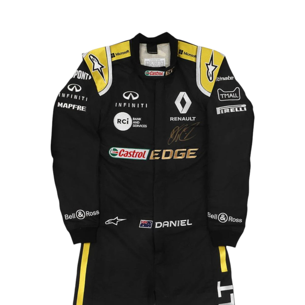 Daniel Ricciardo 2019 Renault F1 Race Suit - Grid X Racegearss image 3