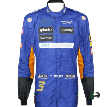 Daniel Ricciardo 2021 Mclaren F1 Race Suit - Grid X Racegearss image 2