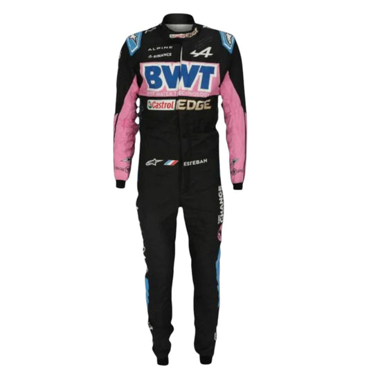 Esteban Ocon 2023 BWT Alpine F1 Race Suit - Grid X Racegearss image 1