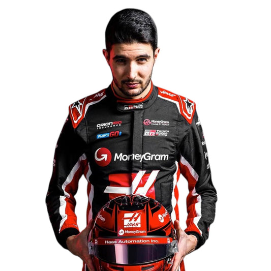 Esteban Ocon 2025 Haas F1 Race Suit - Grid X Racegearss image 1