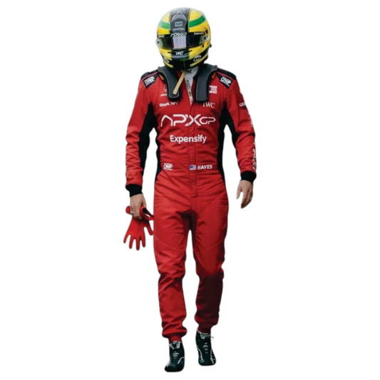 F1 Movie Sonny Hayes (Brad Pitt) 2025 F1 Race Suit (Red) - Grid X Racegearss image 1
