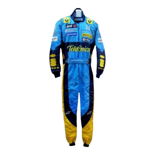 Fernando Alonso 2004 Renault F1 Race Suit - Grid X Racegearss image 1