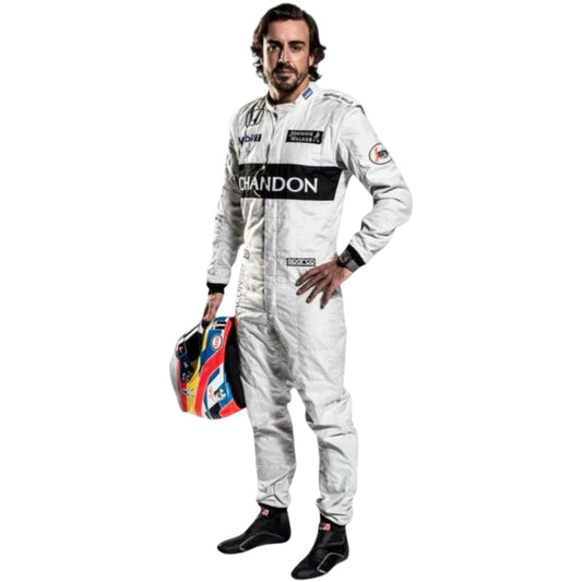 Fernando Alonso 2016 Mclaren F1 Race Suit - Grid X Racegearss image 1