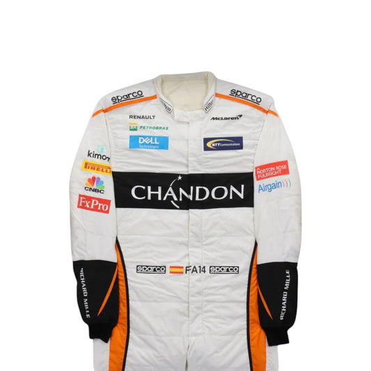 Fernando Alonso 2018 Mclaren F1 Race Suit - Grid X Racegearss image 1