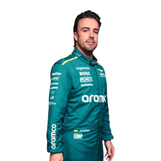Fernando Alonso 2024 Aston Martin F1 Race Suit - Grid X Racegearss image 1