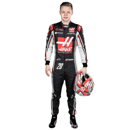 Kevin Magnussen 2018 Haas F1 Race Suit - Grid X Racegearss image 1