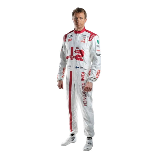 Kimi Räikkönen 2021 Alfa Romeo F1 Race Suit - Grid X Racegearss image 1
