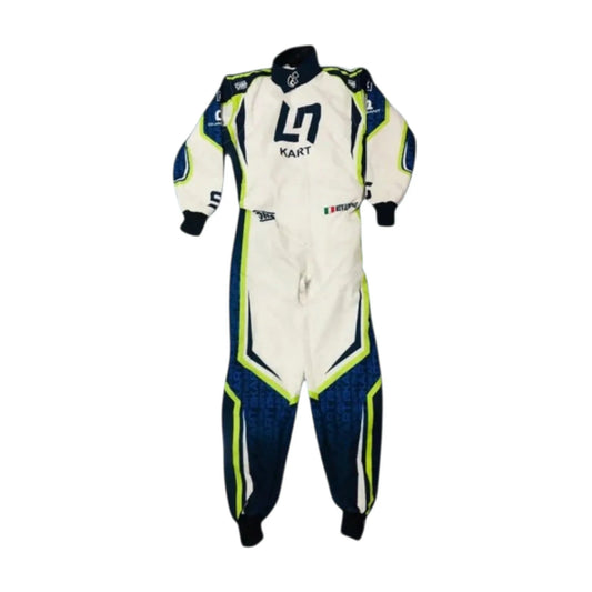Lando Norris 2022 LN OMP Go Kart Racing Suit Overall - Grid X Racegearss image 1