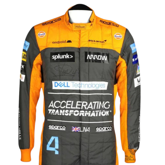 Lando Norris 2022 Mclaren F1 Race Suit - Grid X Racegearss image 1