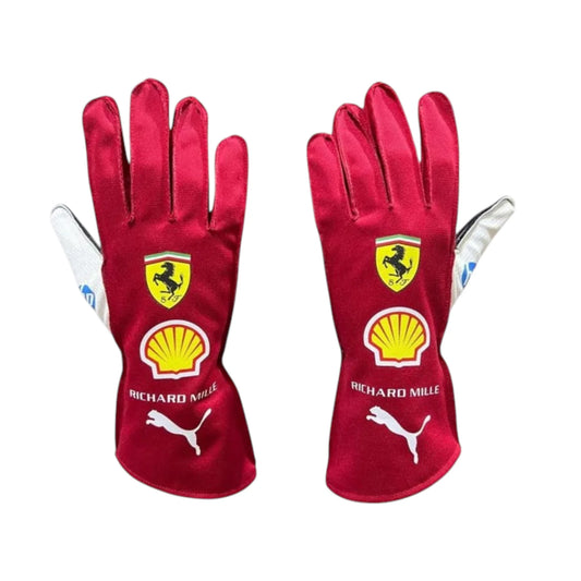 Lewis Hamilton 2025 Ferrari F1 Racing Gloves - Grid X Racegearss image 1