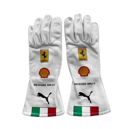Lewis Hamilton 2025 Ferrari Monza GP F1 Racing Gloves - Grid X Racegearss image 1