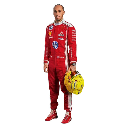 Lewis Hamilton 2026 Ferrari F1 Race Suit - Grid X Racegearss image 1