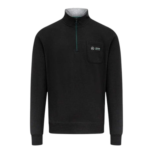 Mercedes-AMG Petronas Quarter Zip Pocket F1 Sweatshirt - Grid X Racegearss image 1