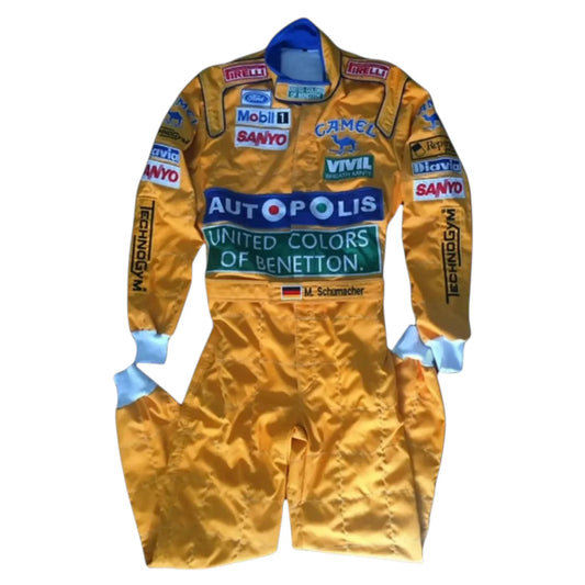 Michael Schumacher 1991 Benetton F1 Racing Suit - Grid X Racegearss image 1