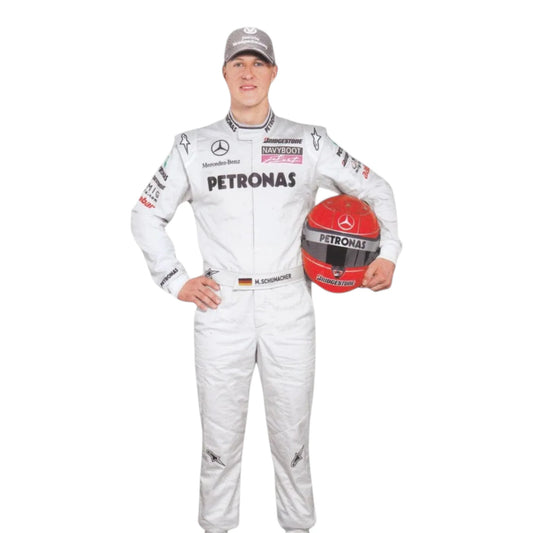 Michael Schumacher 2010 Mercedes-AMG Petronas F1 Racing Suit - Grid X Racegearss image 1