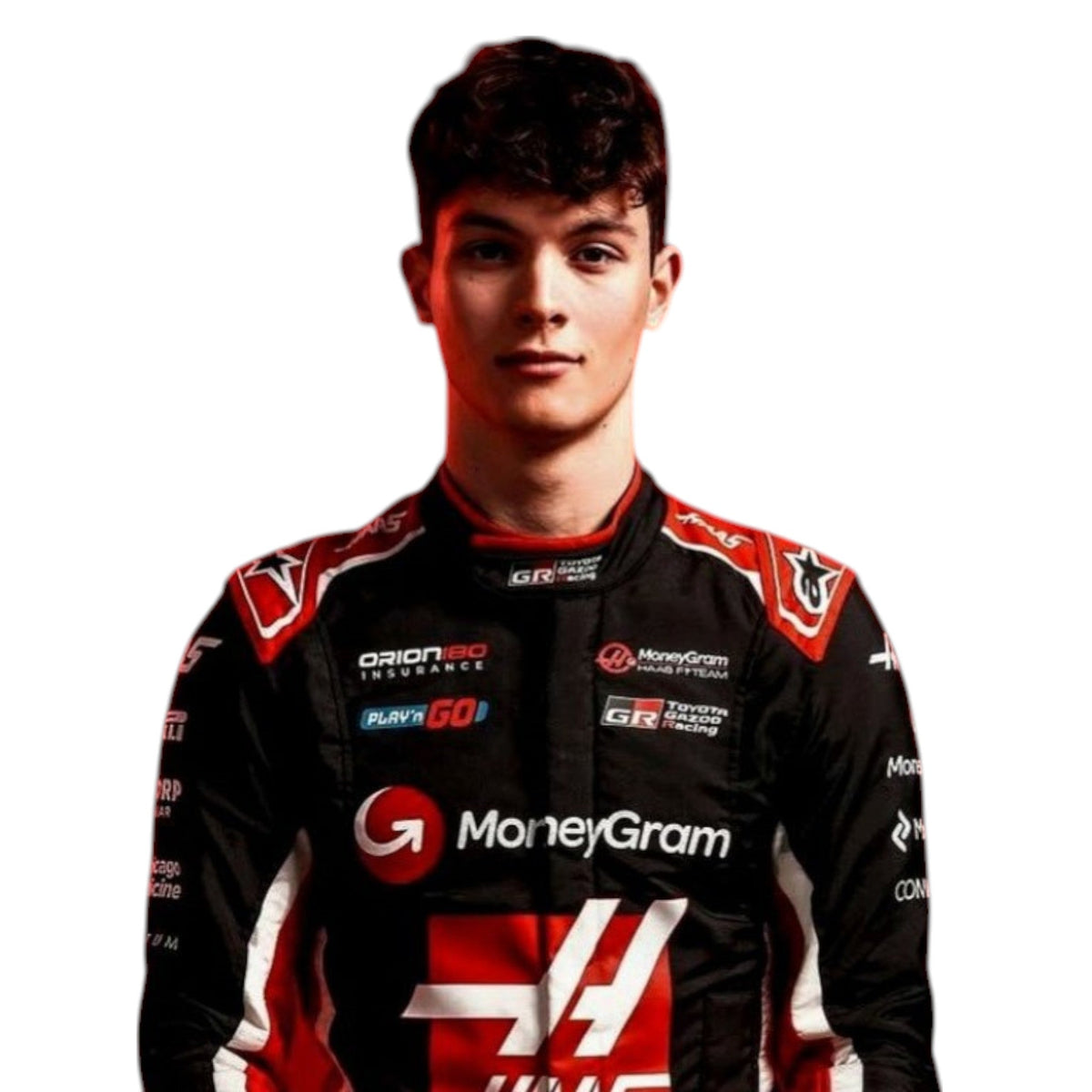 Oliver Bearman 2025 Haas F1 Race Suit - Grid X Racegearss image 1