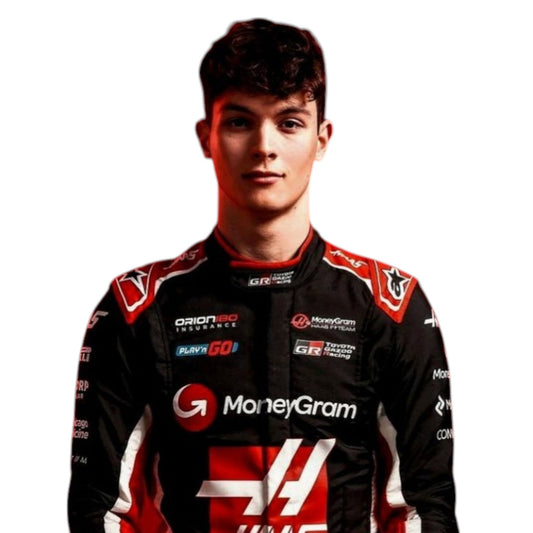 Oliver Bearman 2025 Haas F1 Race Suit - Grid X Racegearss image 1