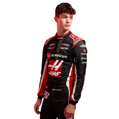 Oliver Bearman 2025 Haas F1 Race Suit - Grid X Racegearss image 2