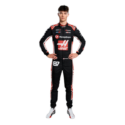Oliver Bearman 2025 Haas F1 Race Suit - Grid X Racegearss image 3