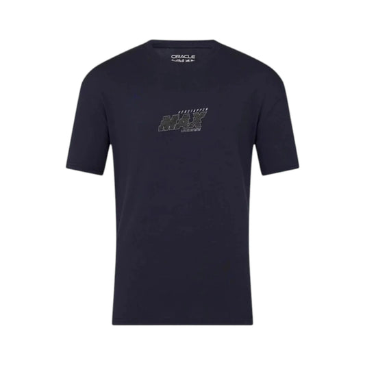 Oracle Red Bull Racing Blue Castore Max Verstappen Logo T-Shirt - Grid X Racegearss image 1