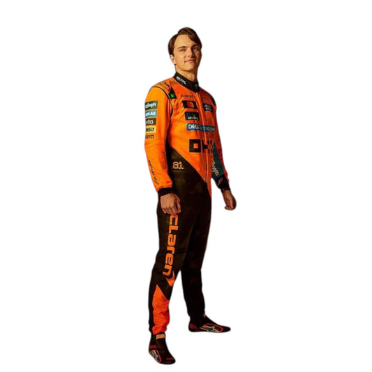 Oscar Piastri 2025 Mclaren F1 Race Suit - Grid X Racegearss image 1