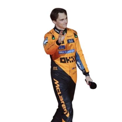 Oscar Piastri 2025 Mclaren F1 Race Suit - Grid X Racegearss image 2