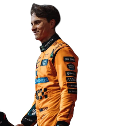 Oscar Piastri 2025 Mclaren F1 Race Suit - Grid X Racegearss image 3