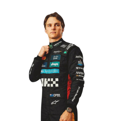 Oscar Piastri 2025 Mclaren Silverstone British F1 Race Suit - Grid X Racegearss image 2