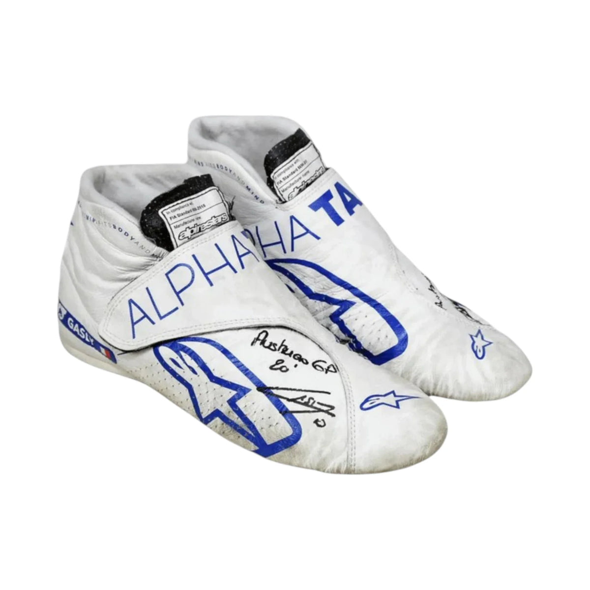 Pierre Gasly 2020 AlphaTauri Austrian GP F1 Racing Shoes - Grid X Racegearss image 1