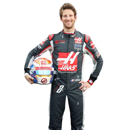 Romain Grosjean 2016 Haas F1 Race Suit - Grid X Racegearss image 1