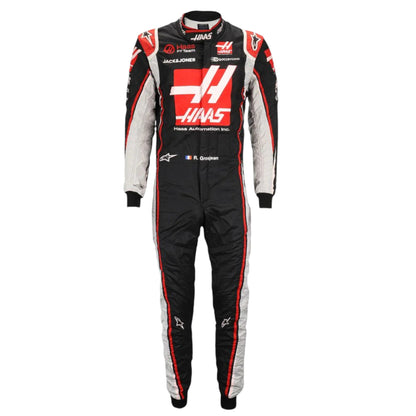Romain Grosjean 2020 Haas F1 Race Suit - Grid X Racegearss image 1