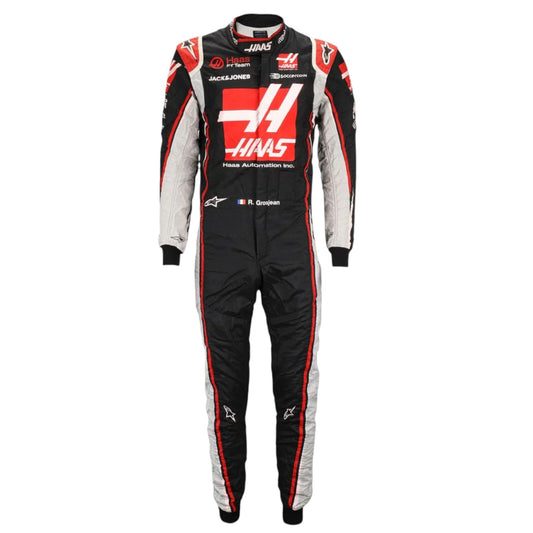 Romain Grosjean 2020 Haas F1 Race Suit - Grid X Racegearss image 1