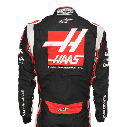 Romain Grosjean 2020 Haas F1 Race Suit - Grid X Racegearss image 2
