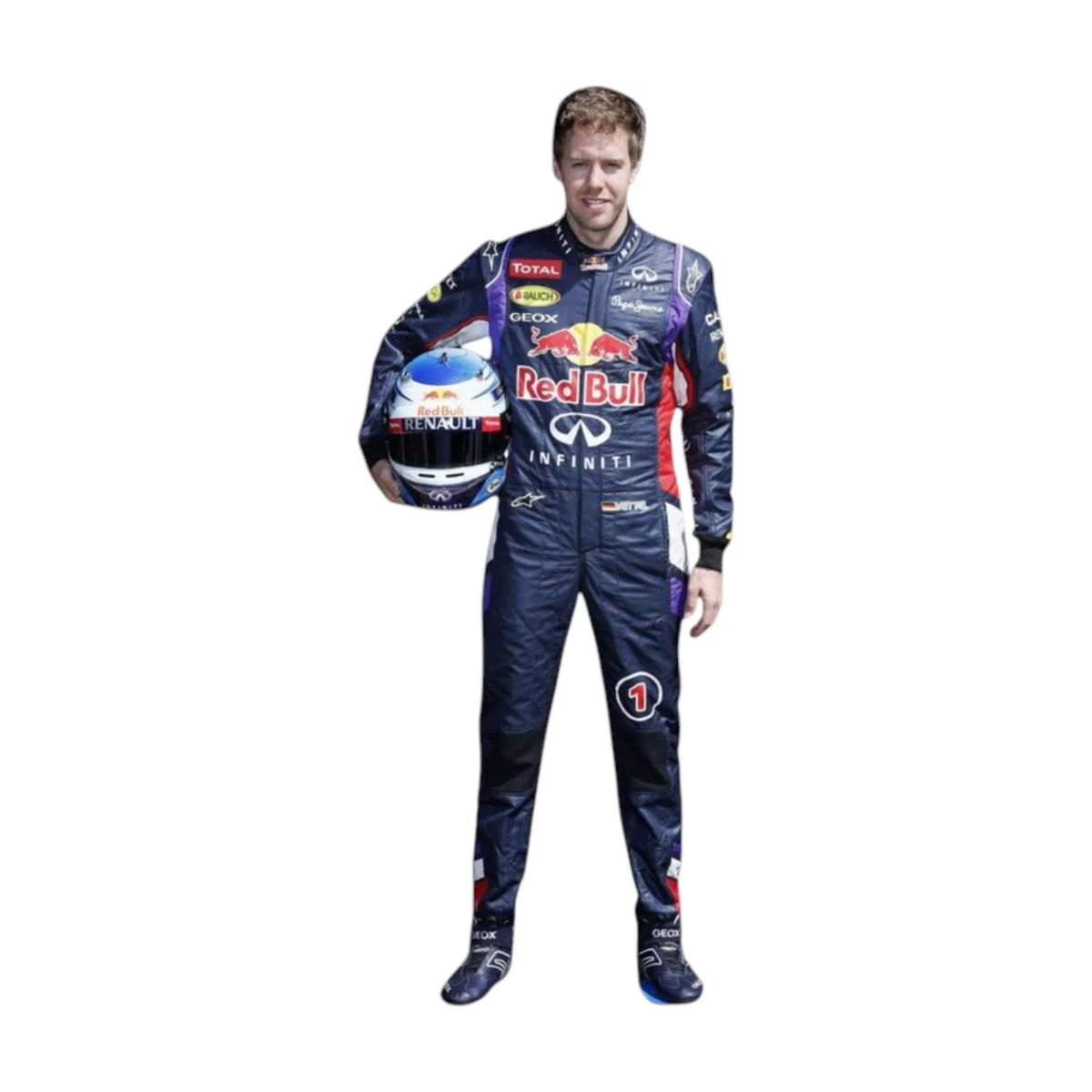Sebastian Vettel 2014 Red Bull F1 Racing Suit - Grid X Racegearss image 3
