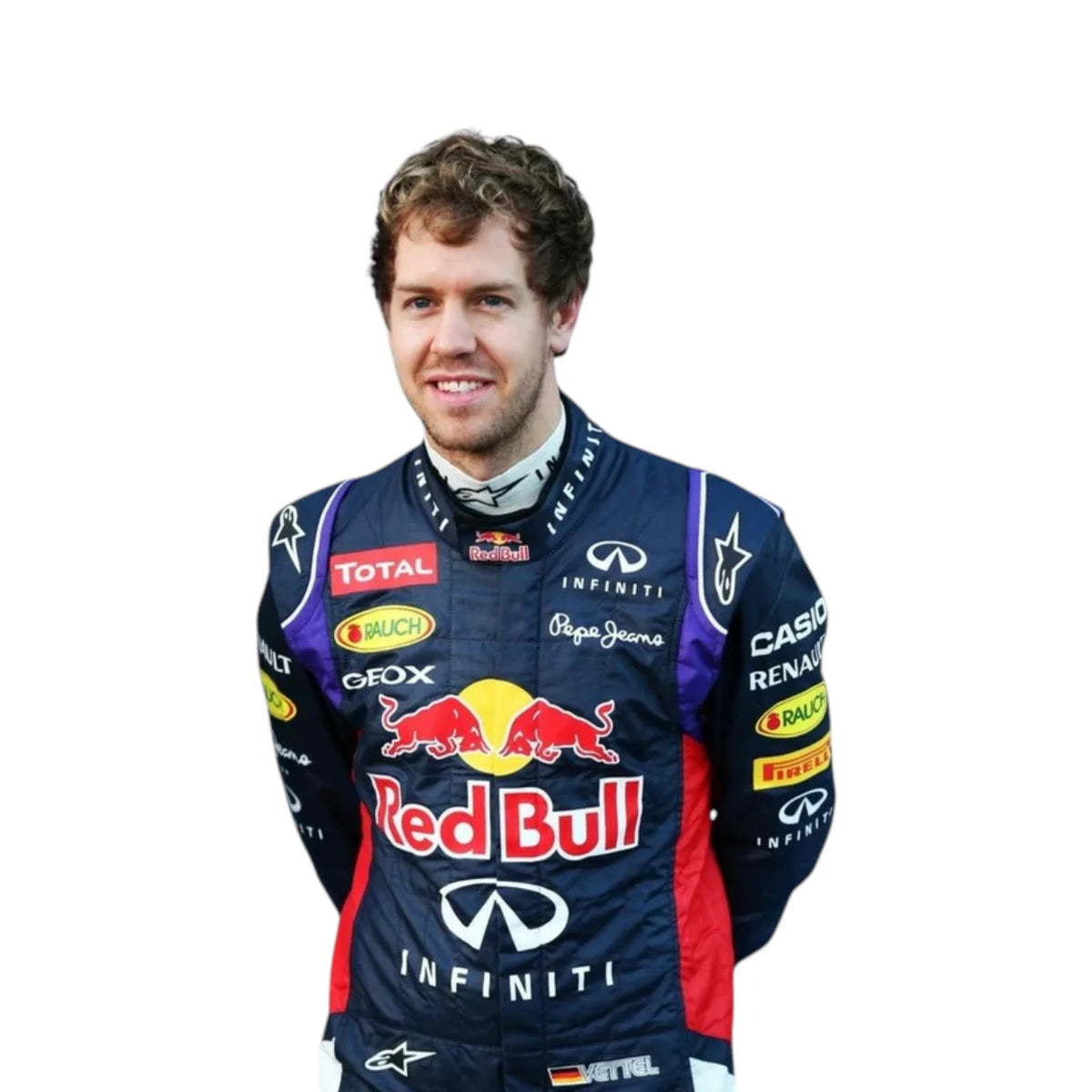 Sebastian Vettel 2014 Red Bull F1 Racing Suit - Grid X Racegearss image 4