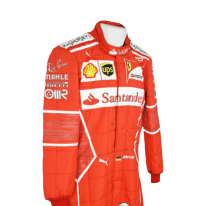 Sebastian Vettel 2017 Ferrari F1 Racing Suit - Grid X Racegearss image 6
