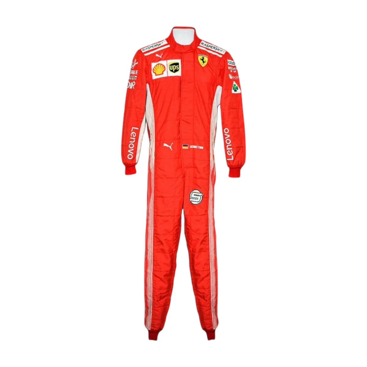 Sebastian Vettel 2018 Ferrari F1 Racing Suit - Grid X Racegearss image 1